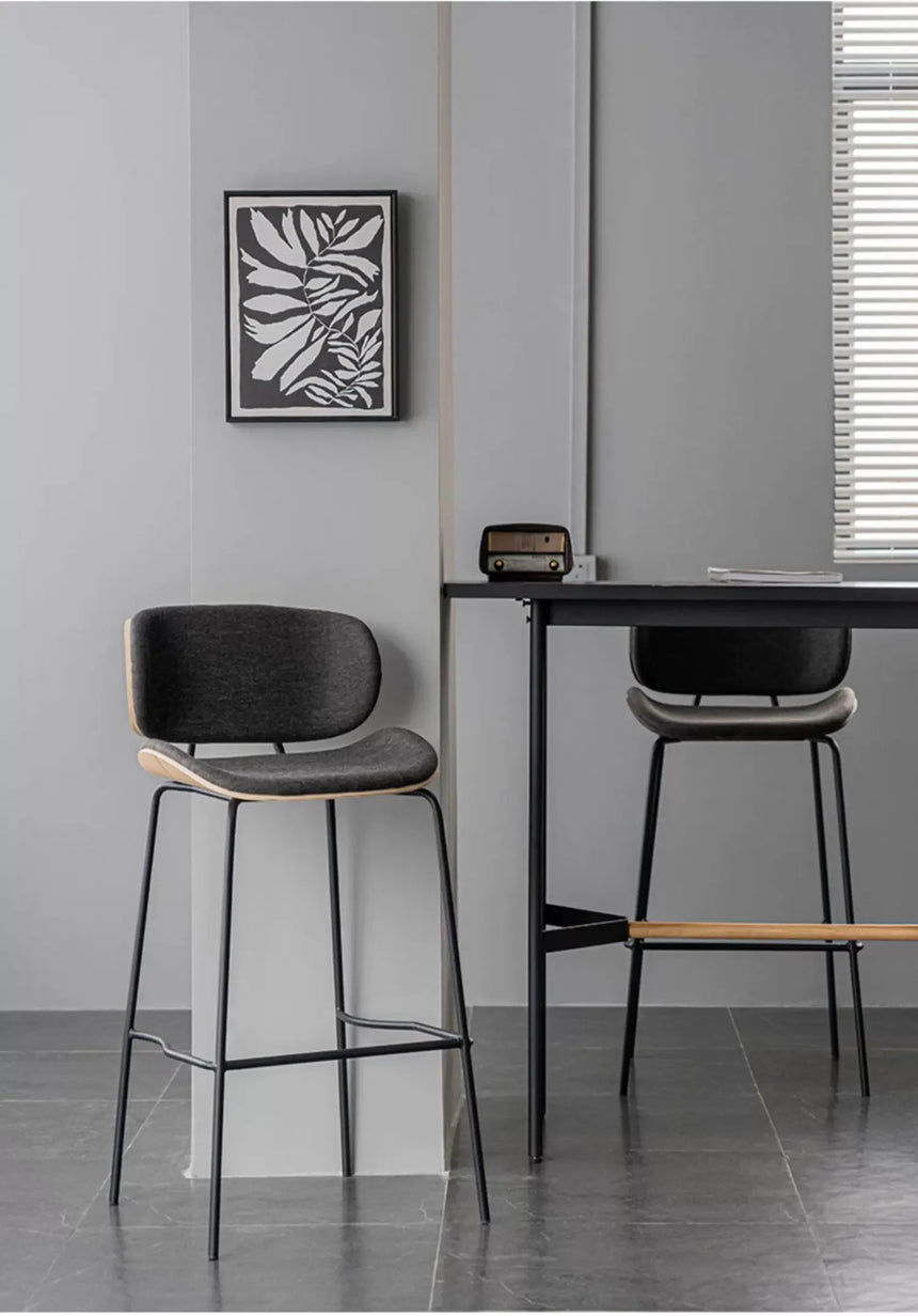 ABOUT WHITE Larsvik Contemporary Natural Wood Footstool from ABOUT WHITE