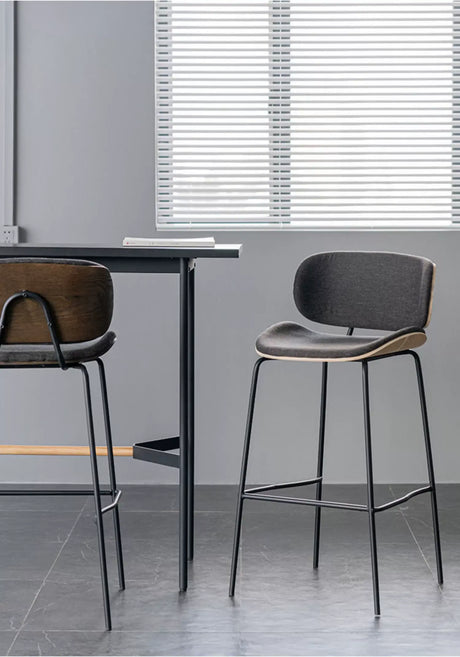 ABOUT WHITE Larsvik Contemporary Natural Wood Footstool from ABOUT WHITE