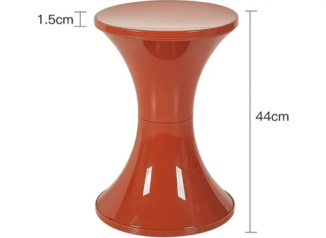 ABOUT WHITE Lira Contemporary Sleek Storage Stool from ABOUT WHITE