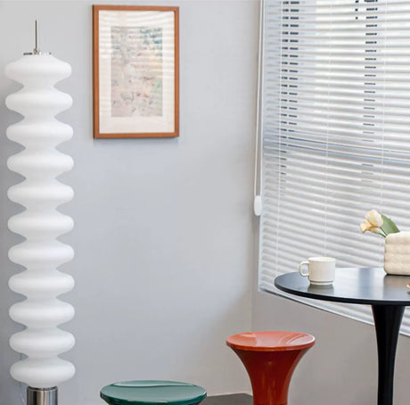 ABOUT WHITE Lira Contemporary Sleek Storage Stool from ABOUT WHITE