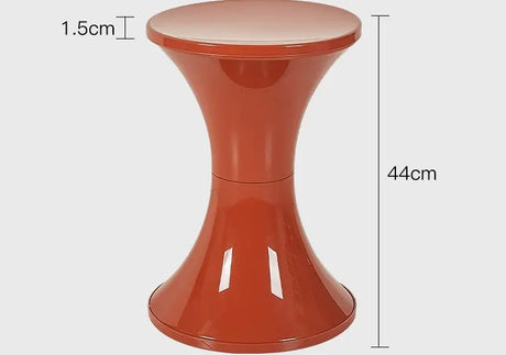 ABOUT WHITE Lira Contemporary Sleek Storage Stool from ABOUT WHITE