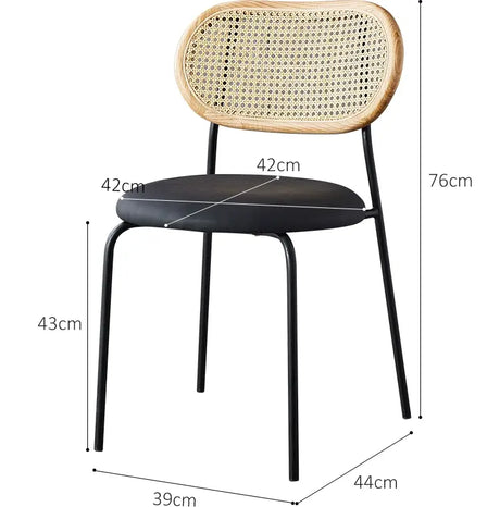 ABOUT WHITE Lisella Retro Chic Light Luxury Dining Chair from ABOUT WHITE