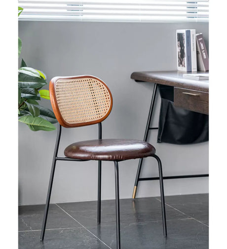 ABOUT WHITE Lisella Retro Chic Light Luxury Dining Chair from ABOUT WHITE