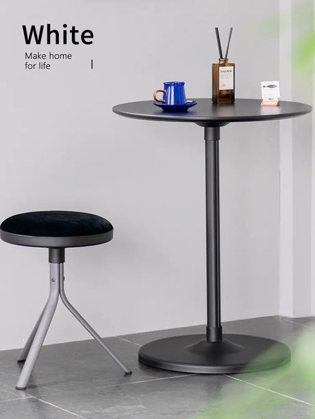 ABOUT WHITE Lysander Minimalist Northern European Round Table from ABOUT WHITE