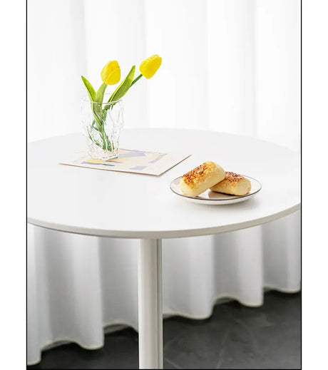 ABOUT WHITE Lysander Minimalist Northern European Round Table from ABOUT WHITE