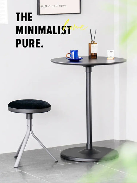 ABOUT WHITE Lysander Minimalist Northern European Round Table from ABOUT WHITE
