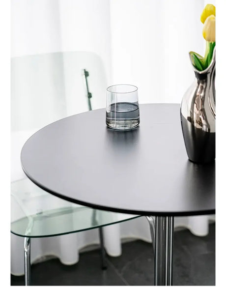 ABOUT WHITE Lysander Minimalist Northern European Round Table from ABOUT WHITE