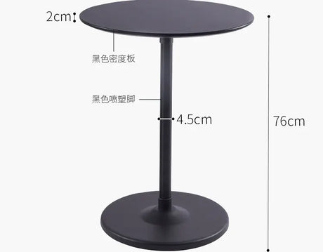 ABOUT WHITE Lysander Minimalist Northern European Round Table from ABOUT WHITE