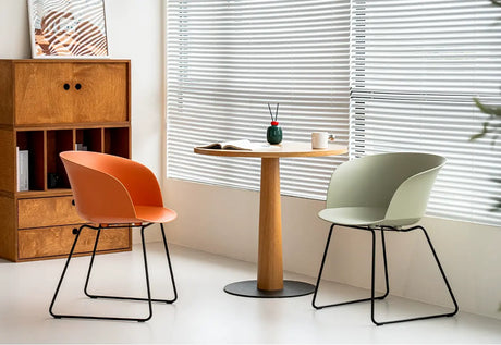 ABOUT WHITE Lysander Minimalist Scandinavian Dining Chair from ABOUT WHITE