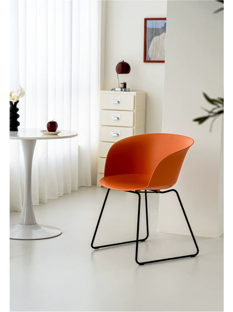 ABOUT WHITE Lysander Minimalist Scandinavian Dining Chair from ABOUT WHITE