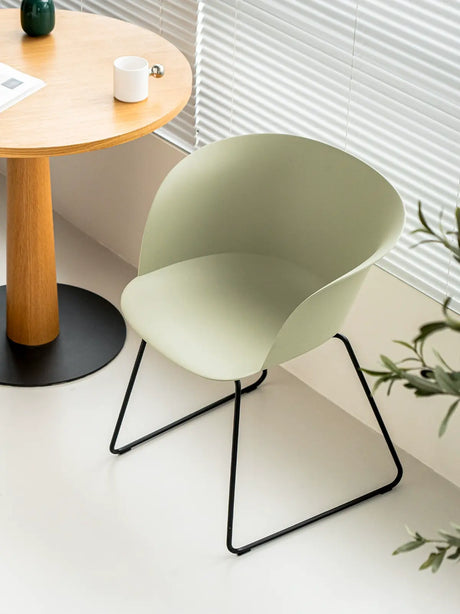 ABOUT WHITE Lysander Minimalist Scandinavian Dining Chair from ABOUT WHITE