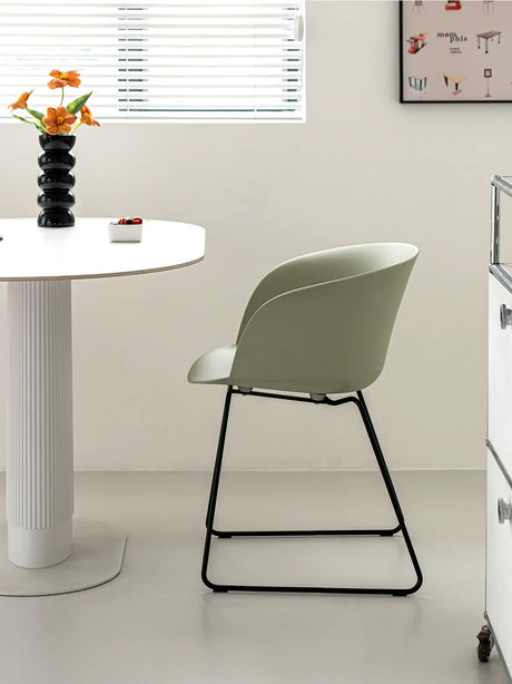ABOUT WHITE Lysander Minimalist Scandinavian Dining Chair from ABOUT WHITE
