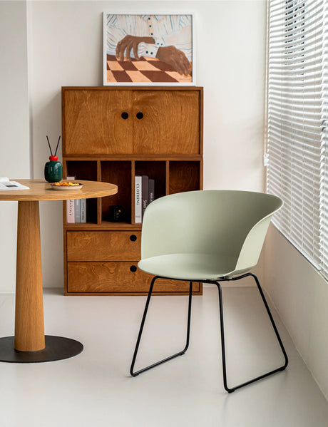 ABOUT WHITE Lysander Minimalist Scandinavian Dining Chair from ABOUT WHITE