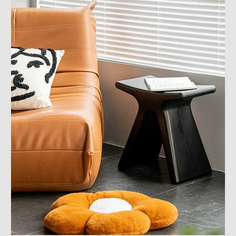 ABOUT WHITE Lysander Nordic Plastic Stool Modern Simple Design Home Bench from ABOUT WHITE