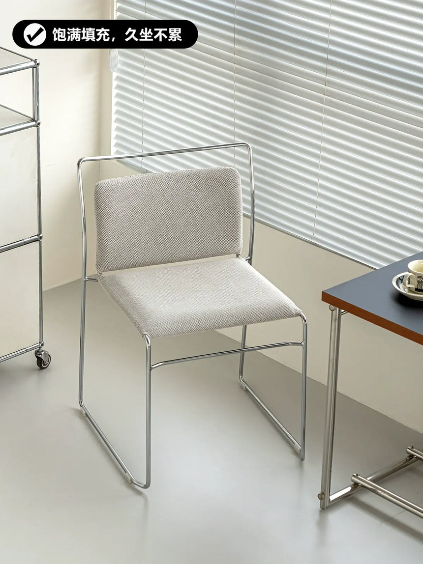 ABOUT WHITE Lysander Sleek Modern Dining Chair from ABOUT WHITE