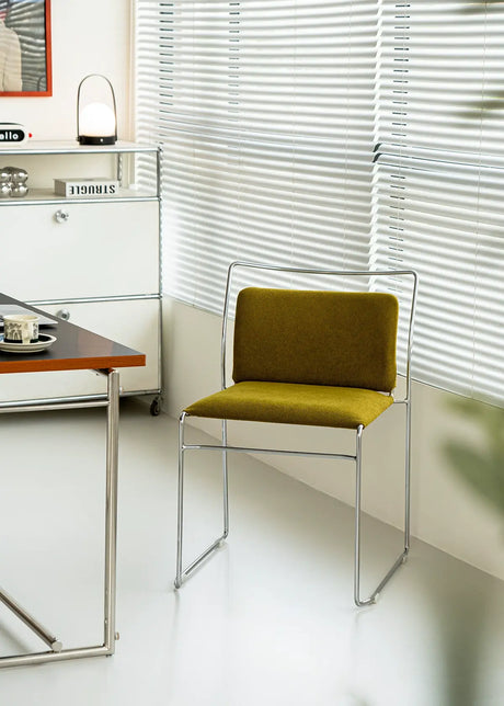 ABOUT WHITE Lysander Sleek Modern Dining Chair from ABOUT WHITE