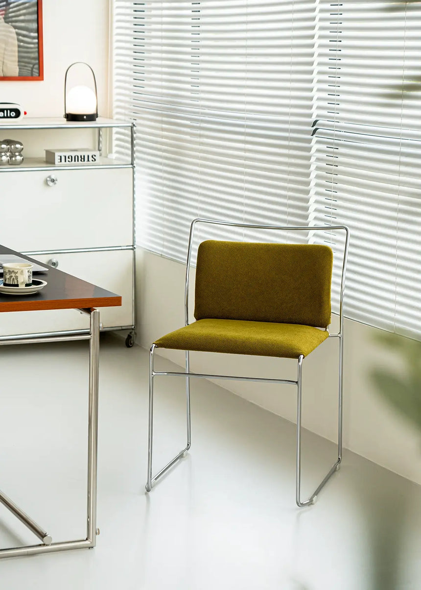 ABOUT WHITE Lysander Sleek Modern Dining Chair from ABOUT WHITE