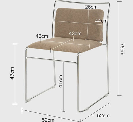 ABOUT WHITE Lysander Sleek Modern Dining Chair from ABOUT WHITE