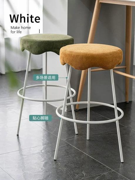 ABOUT WHITE Marcellus Elegant Luxury Bar Stool from ABOUT WHITE