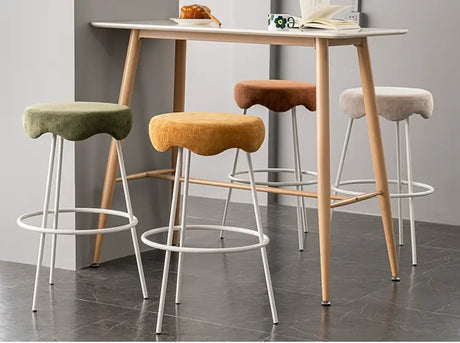 ABOUT WHITE Marcellus Elegant Luxury Bar Stool from ABOUT WHITE