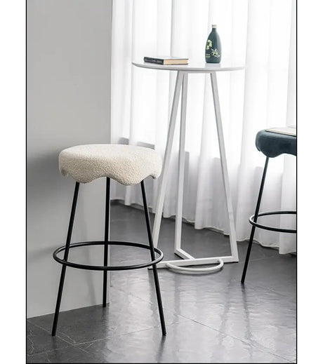 ABOUT WHITE Marcellus Elegant Luxury Bar Stool from ABOUT WHITE