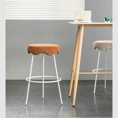 ABOUT WHITE Marcellus Elegant Luxury Bar Stool from ABOUT WHITE