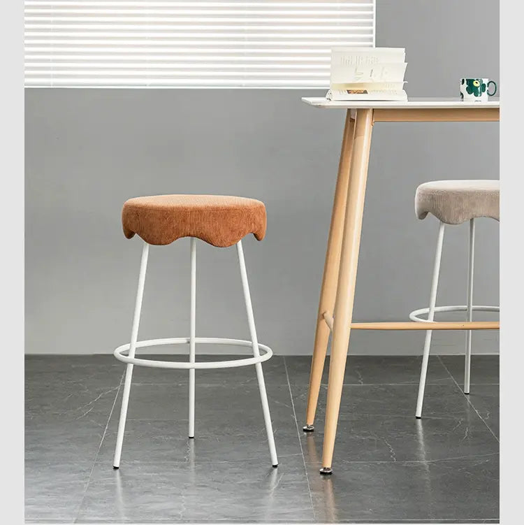 ABOUT WHITE Marcellus Elegant Luxury Bar Stool from ABOUT WHITE