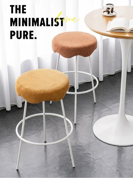 ABOUT WHITE Marcellus Elegant Luxury Bar Stool from ABOUT WHITE