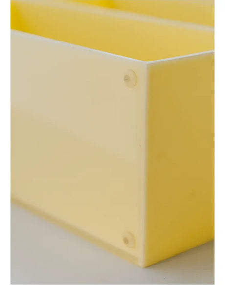 ABOUT WHITE Marcellus Elegant Minimalist Layered Storage Shelf from ABOUT WHITE