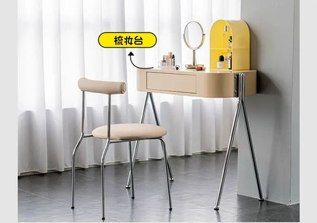 ABOUT WHITE Marcellus Elegant Minimalist Layered Storage Shelf from ABOUT WHITE