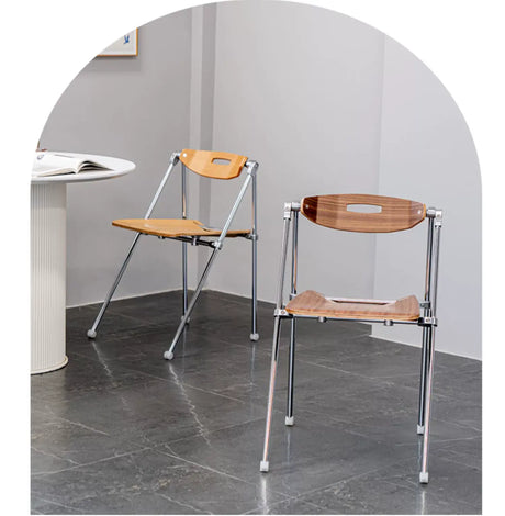 ABOUT WHITE Marcellus Sleek Folding Dining Chair from ABOUT WHITE