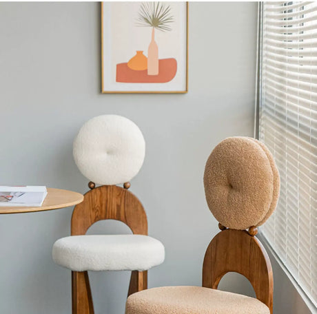 ABOUT WHITE Mariposa Elegant Solid Wood Dining Chair from ABOUT WHITE