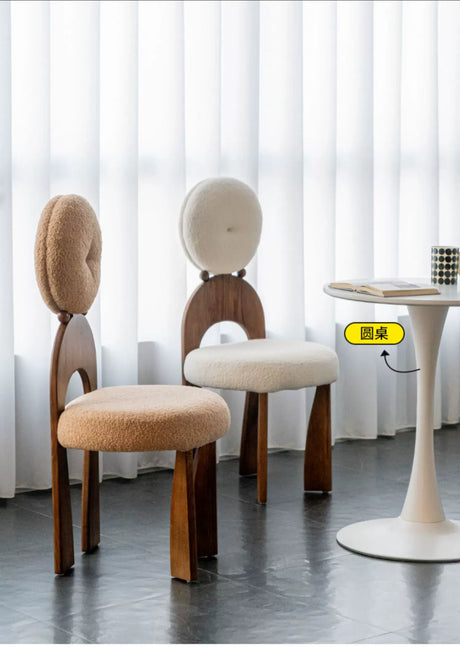 ABOUT WHITE Mariposa Elegant Solid Wood Dining Chair from ABOUT WHITE
