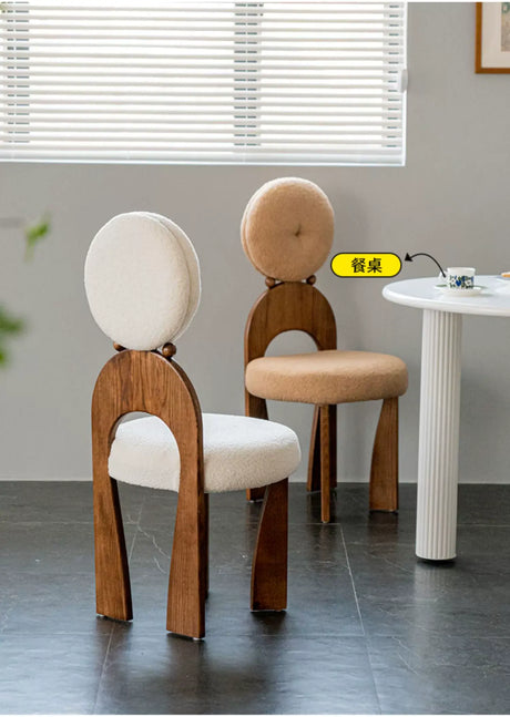 ABOUT WHITE Mariposa Elegant Solid Wood Dining Chair from ABOUT WHITE