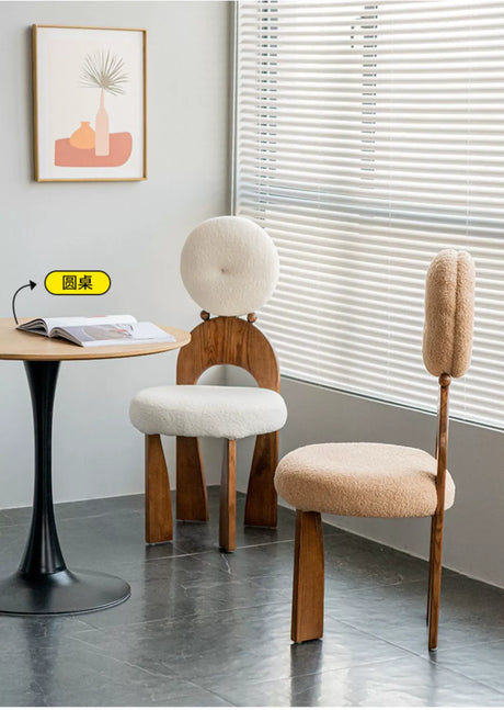 ABOUT WHITE Mariposa Elegant Solid Wood Dining Chair from ABOUT WHITE