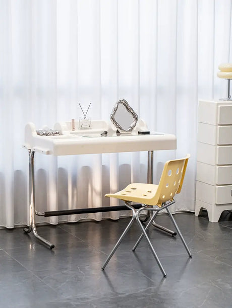 ABOUT WHITE Marisol Elegant Minimalist Storage Dressing Table from ABOUT WHITE