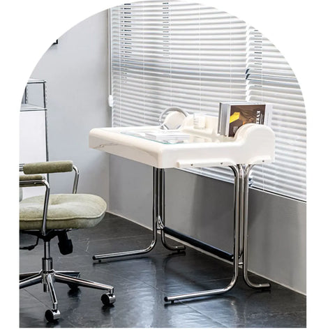 ABOUT WHITE Marisol Elegant Minimalist Storage Dressing Table from ABOUT WHITE