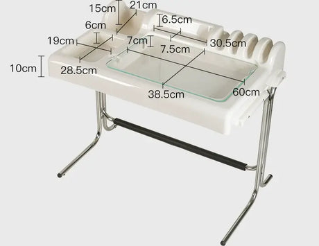 ABOUT WHITE Marisol Elegant Minimalist Storage Dressing Table from ABOUT WHITE