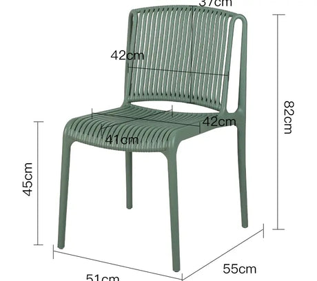 ABOUT WHITE Marisol Sleek Ergonomic Dining Chair from ABOUT WHITE