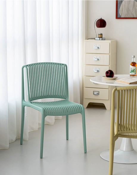 ABOUT WHITE Marisol Sleek Ergonomic Dining Chair from ABOUT WHITE