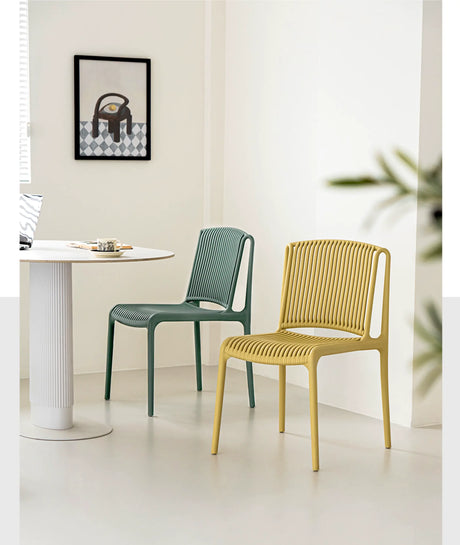 ABOUT WHITE Marisol Sleek Ergonomic Dining Chair from ABOUT WHITE