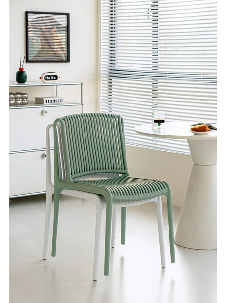 ABOUT WHITE Marisol Sleek Ergonomic Dining Chair from ABOUT WHITE