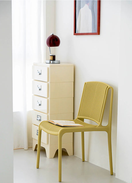ABOUT WHITE Marisol Sleek Ergonomic Dining Chair from ABOUT WHITE
