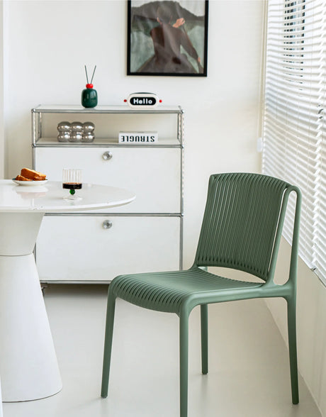 ABOUT WHITE Marisol Sleek Ergonomic Dining Chair from ABOUT WHITE