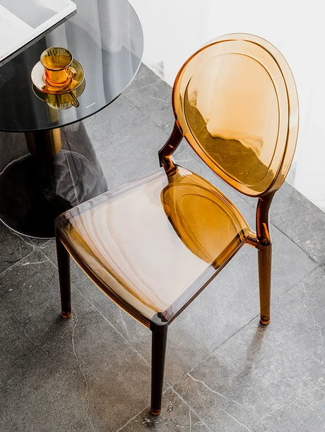 ABOUT WHITE Marisol Sleek Transparent Design High Chair from ABOUT WHITE