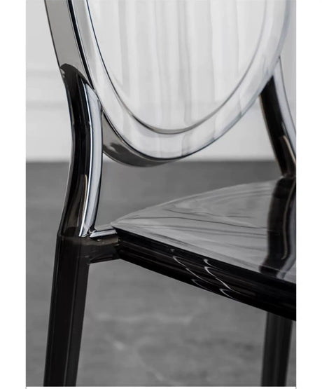 ABOUT WHITE Marisol Sleek Transparent Design High Chair from ABOUT WHITE