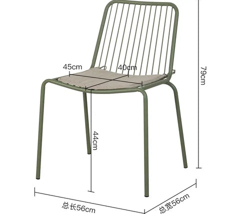 ABOUT WHITE Marisol Stylish Minimalist Stackable Dining Chairs from ABOUT WHITE