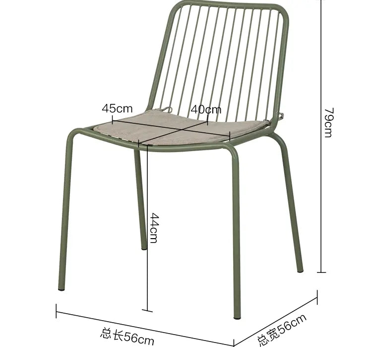 ABOUT WHITE Marisol Stylish Minimalist Stackable Dining Chairs from ABOUT WHITE