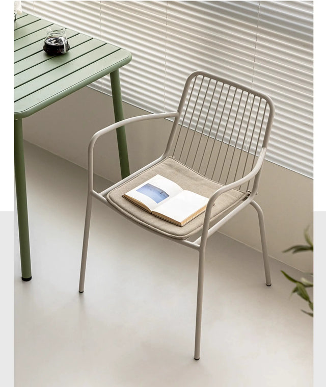 ABOUT WHITE Marisol Stylish Minimalist Stackable Dining Chairs from ABOUT WHITE
