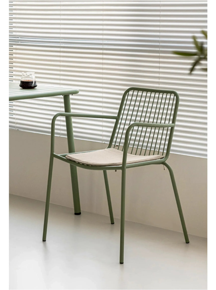 ABOUT WHITE Marisol Stylish Minimalist Stackable Dining Chairs from ABOUT WHITE